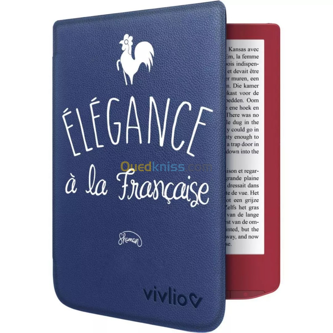 VIVLIO VIVLIO  Liseuse eBook Liseuse Light / Écran 6" /  Coffret 3 en 1 Pack B Boulanger ( Liseuse + Housse de Protection + un Livre Ebook Gratuit )