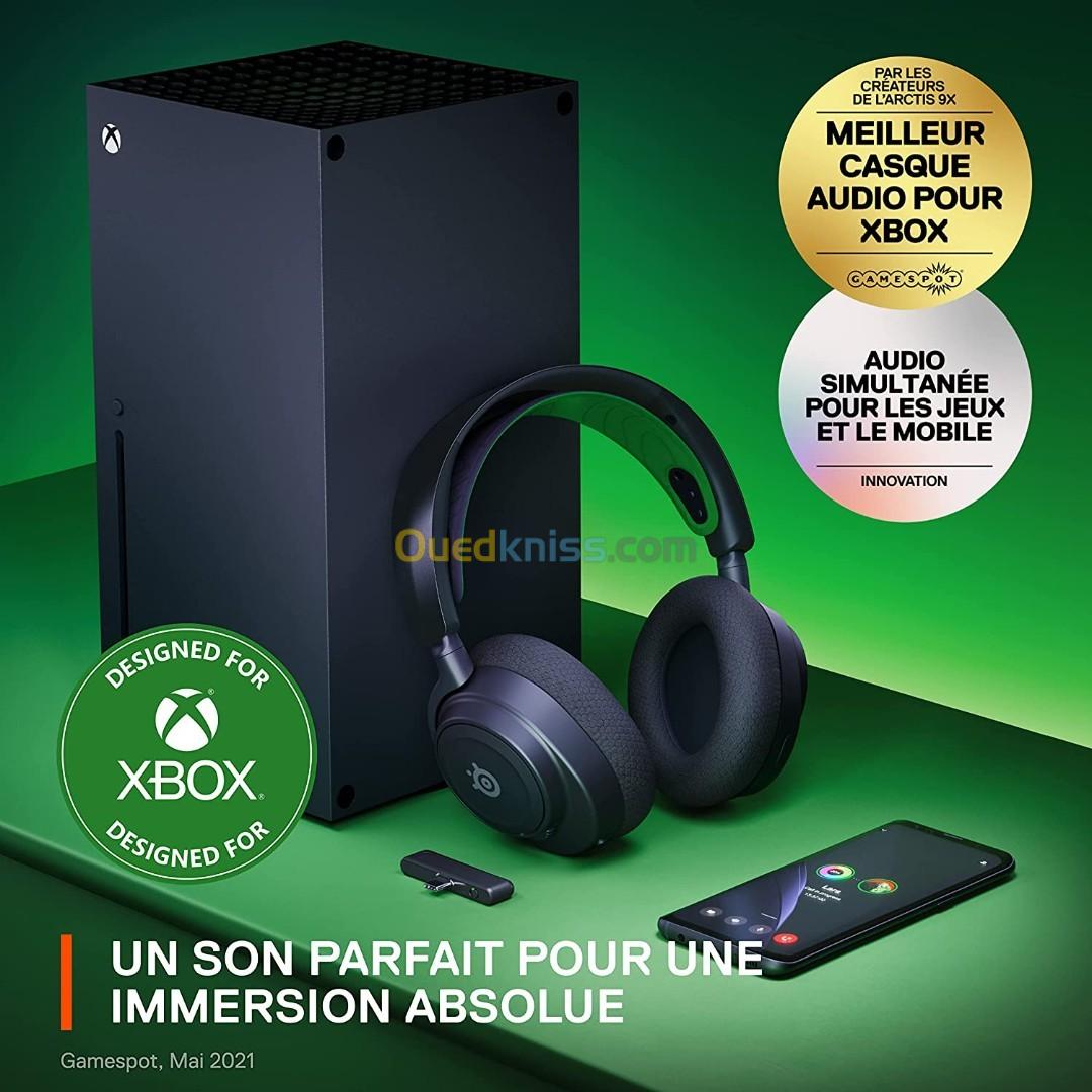 SteelSeries Arctis Nova 7X Casque de jeu Wifi & Bluetooth Simultané Xbox Series X|S, PC, PS5, Switch