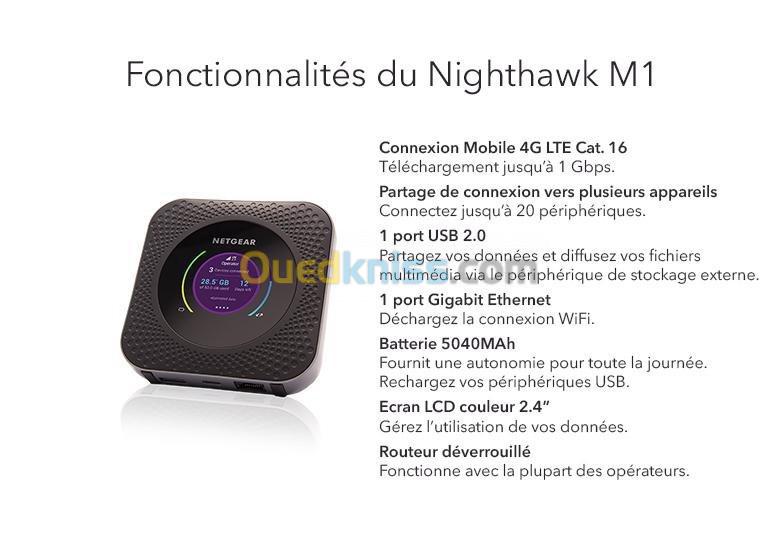 Routeur mobile 4G LTE Nighthawk M1 - MR1100