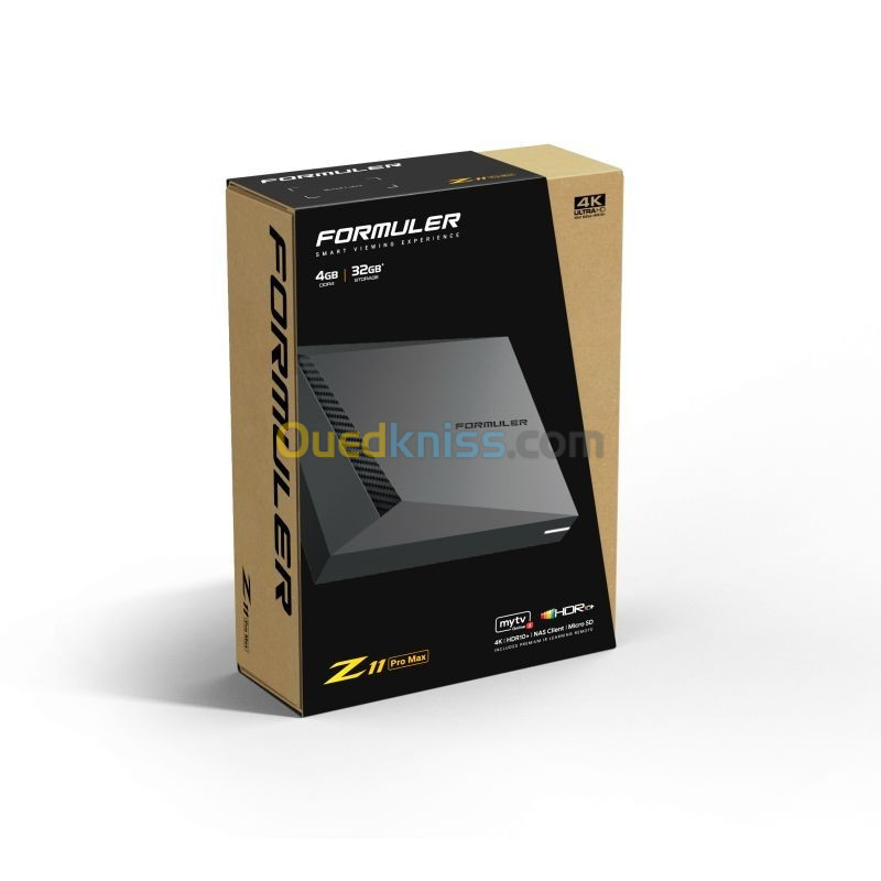 Formuler Z10 Pro lecteur multimédia Noir 4K Ultra HD 16 Go 3840 x