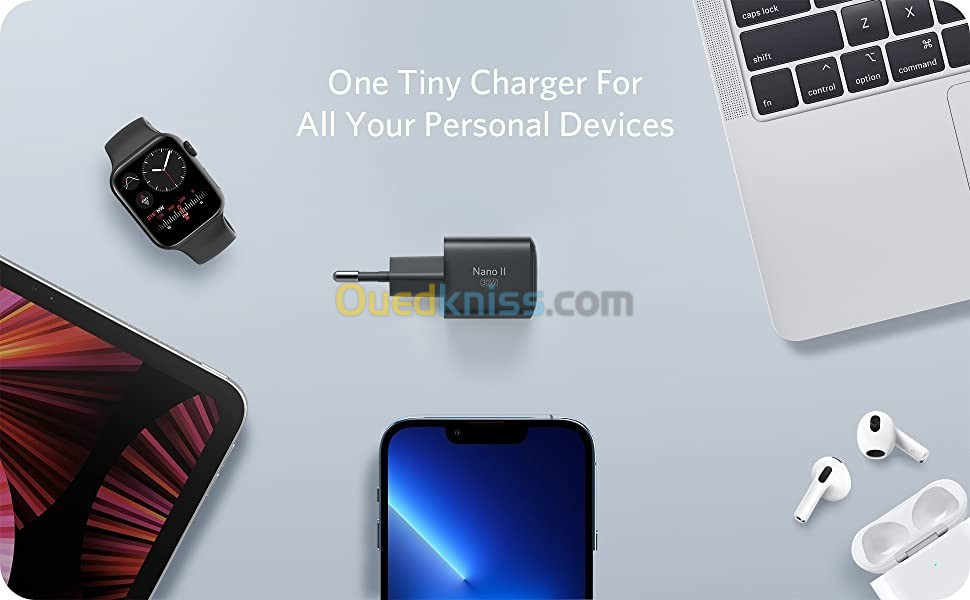 Anker Chargeur USB-C Fast 30 W 711 Nano II MacBook Air iPhone 14 Pro Max  Galaxy S22 Ipad Pro - Alger Algérie