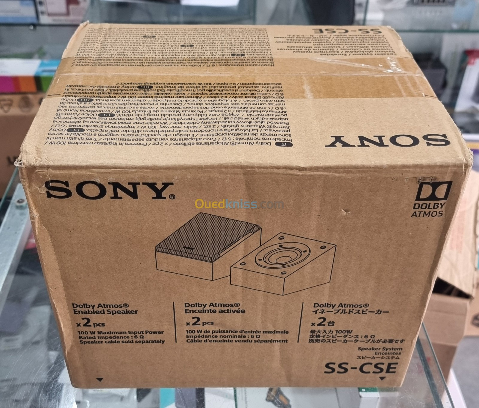 Sony SS-CSE HAUT-PARLEURS Enceintes compatibles Dolby Atmos - Neuf Sous Emballage 