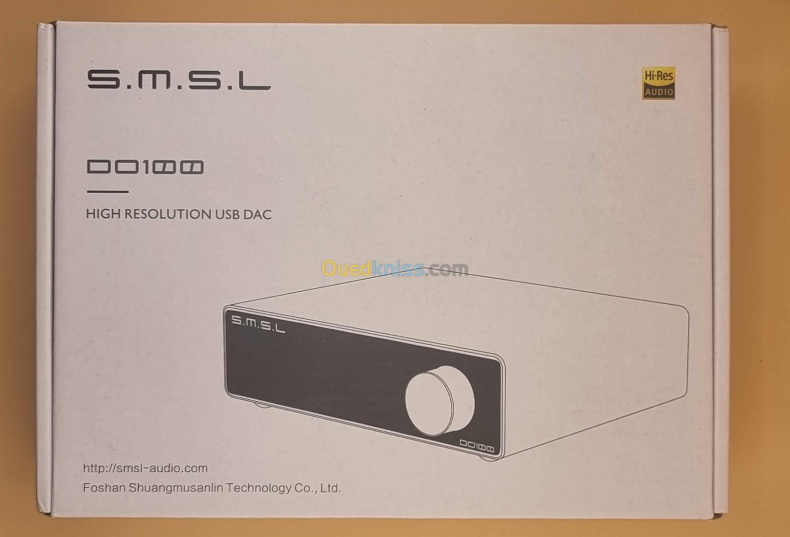 SMSL DO100 Double DAC 2 x ES9038Q2M XMOS + Bluetooth 5.0 aptX HD LDAC 32bit 768kHz DSD512
