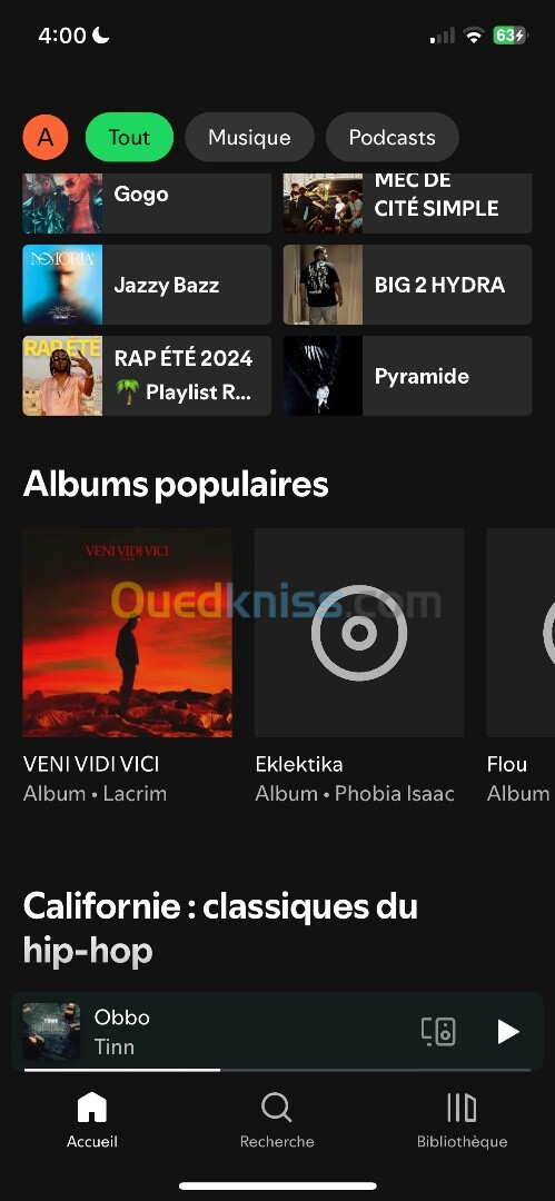 Spotify premium abnmnt de 1 mois à 12 mois 