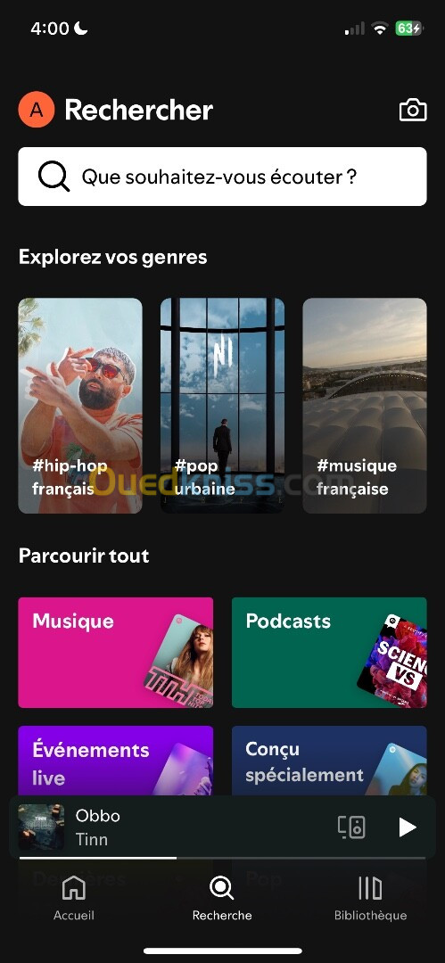 Spotify premium abnmnt de 1 mois à 12 mois 