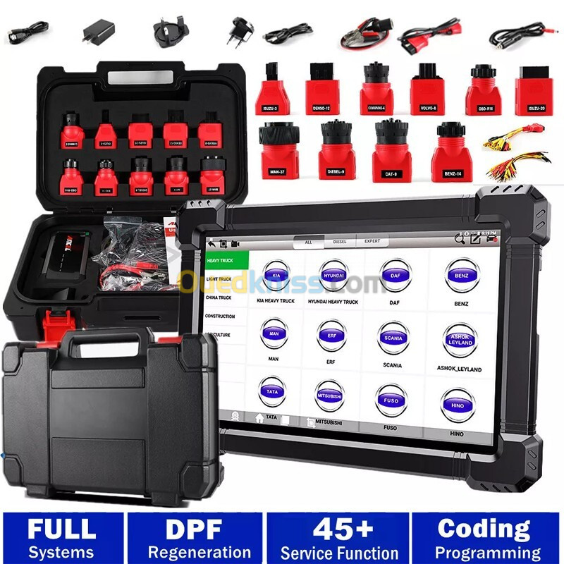 Scanner de camion lourd diesel, Programmation de codage de diagnostic de tous les systèmes