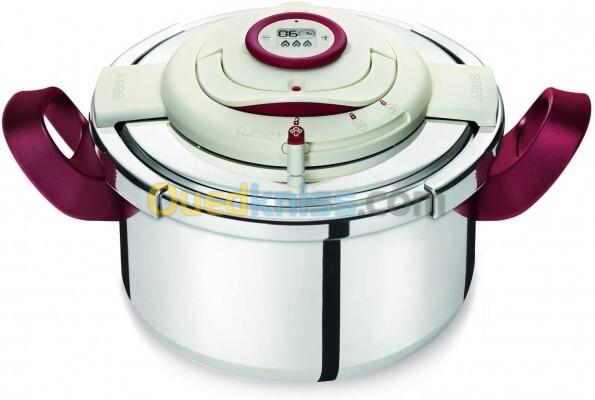 Cocotte-Minute SEB 8 L, Autocuiseur inox, Cuisson vapeur saine, Induction, Fabriqué en France 