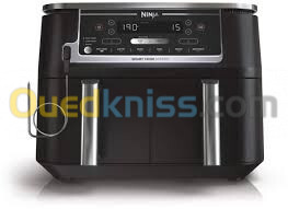 Ninja friteuse 9.5 L Unique  2470 watts Friteuse à air  Chaud Noir avec thermosonde 