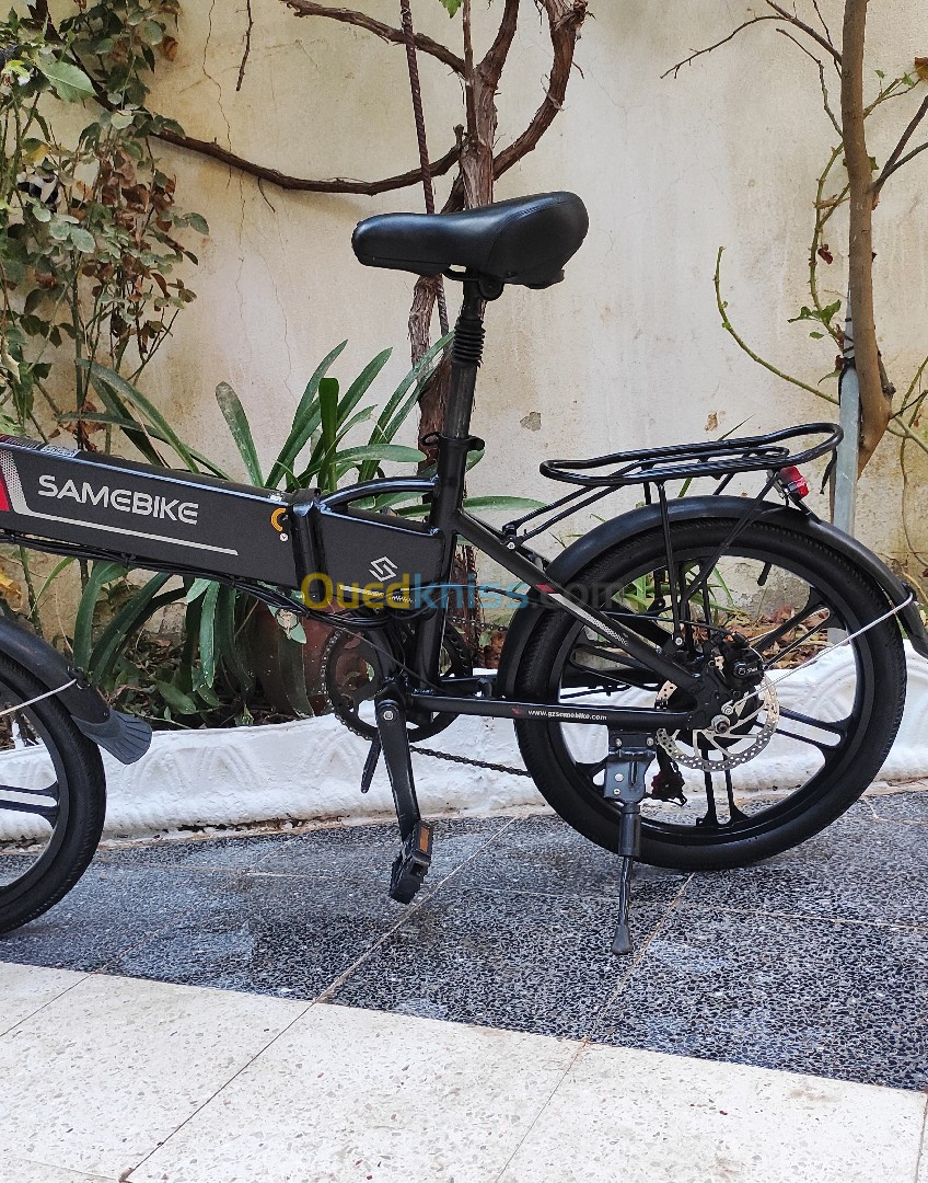 Vélo électrique samebike original avec batterie 48 v et chargeur original et accélérateur