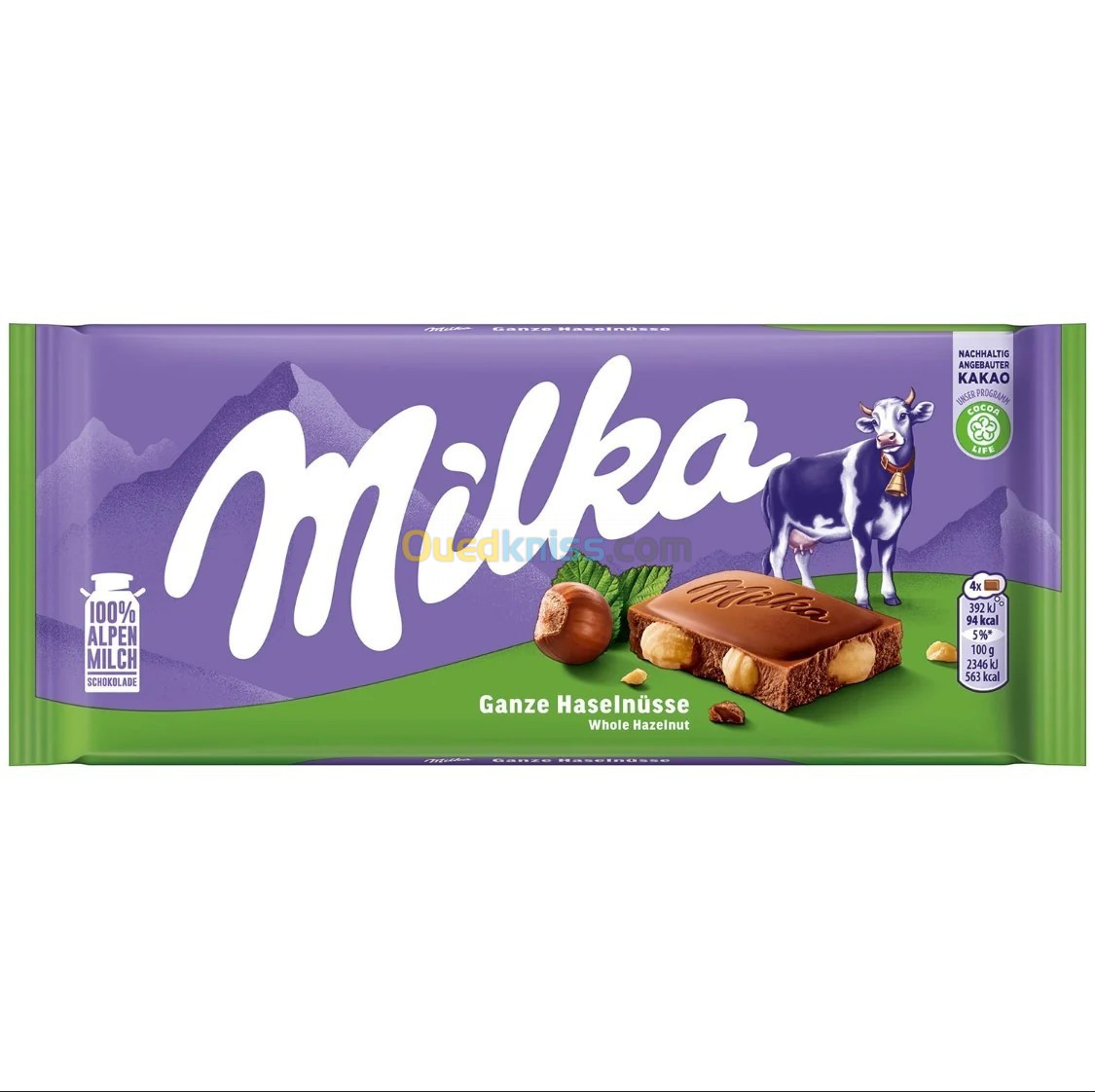 chocolat Milka et fredent