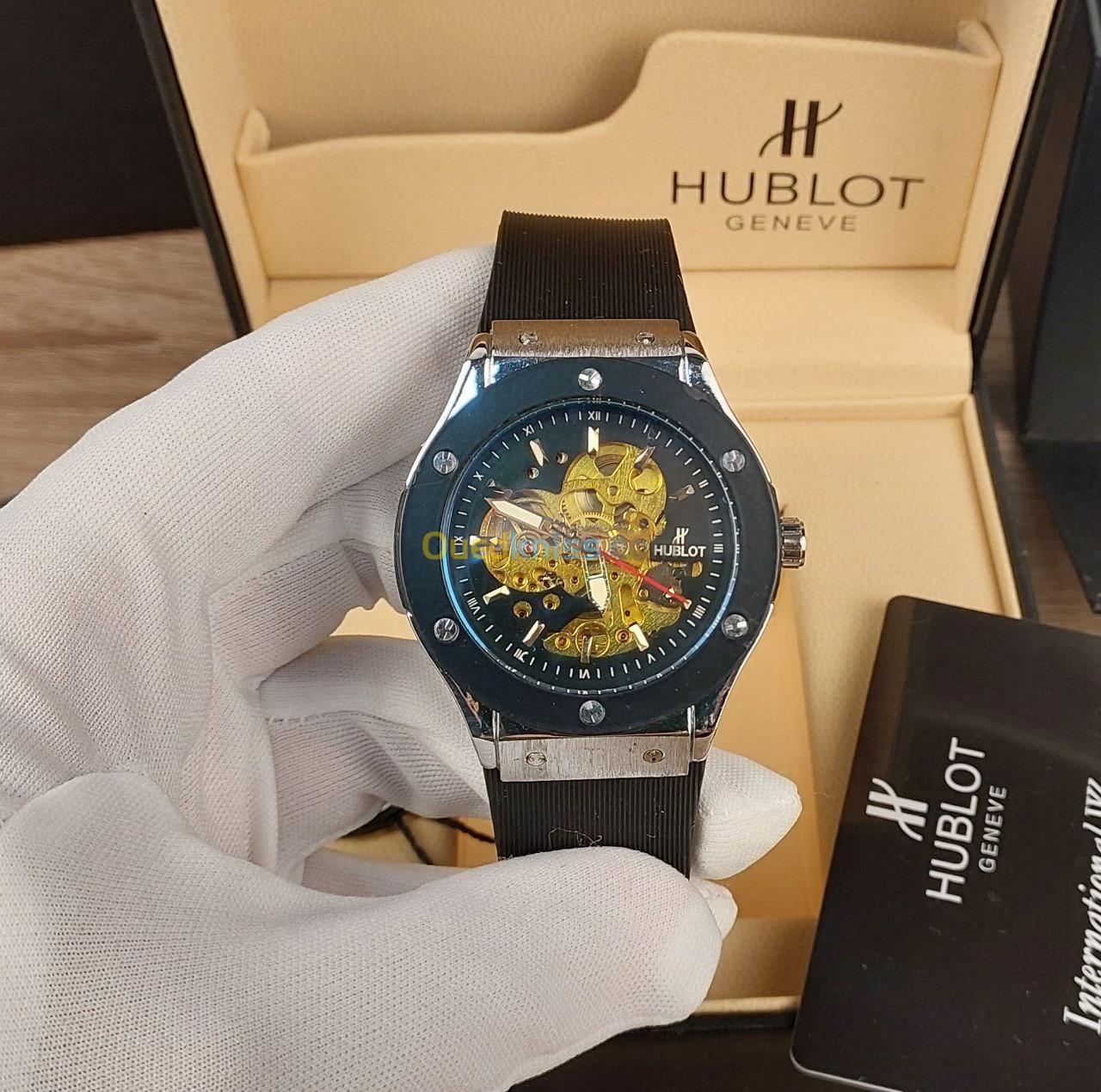 Montres hublot mécaniques, quartz avec leurs boites