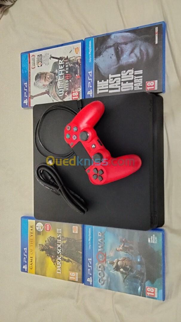 Ps4 slim 11.50 avec 4 cd original 