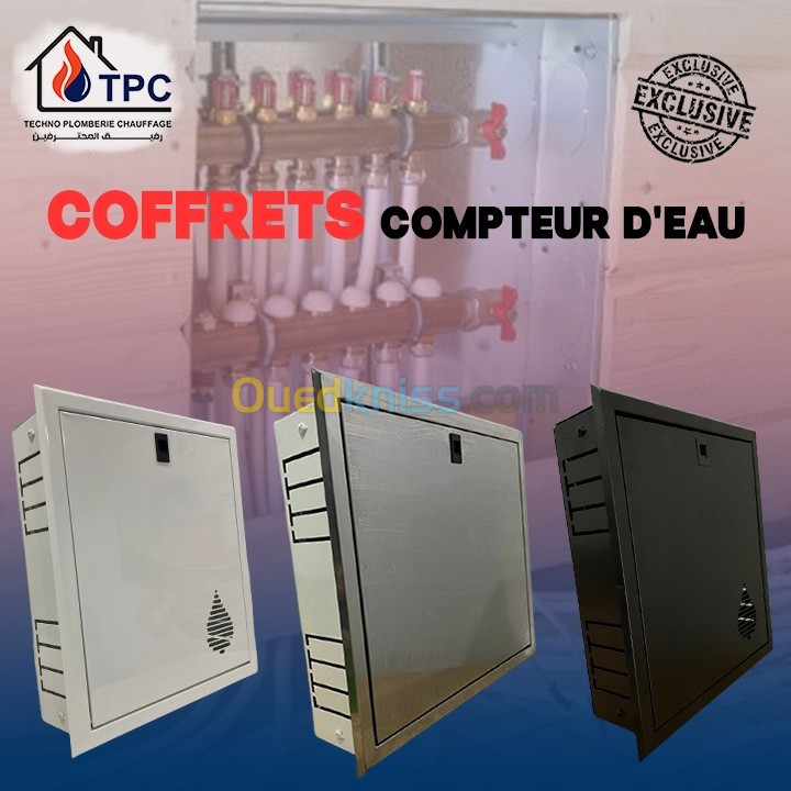  coffrets compteur d'eau