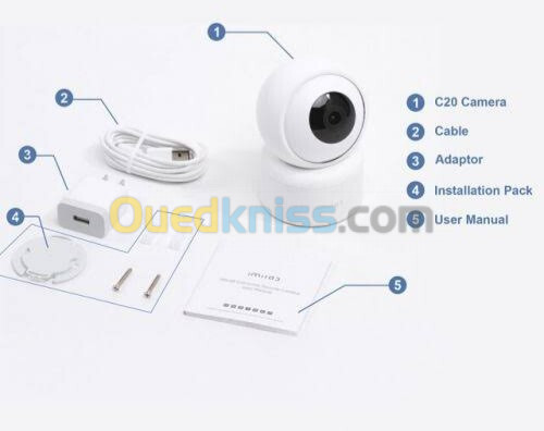 CAMERA WIFI IMILAB C20 Sécurite et SURVEILLANCE Domicile 360 ,1080P, HD