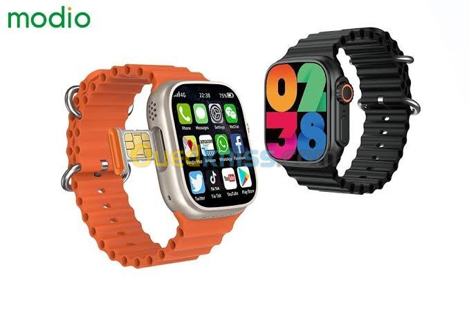 SMART WATCH MODIO 4G ULTRA MAX PLUS AVEC PUCE 3 BRACELET 