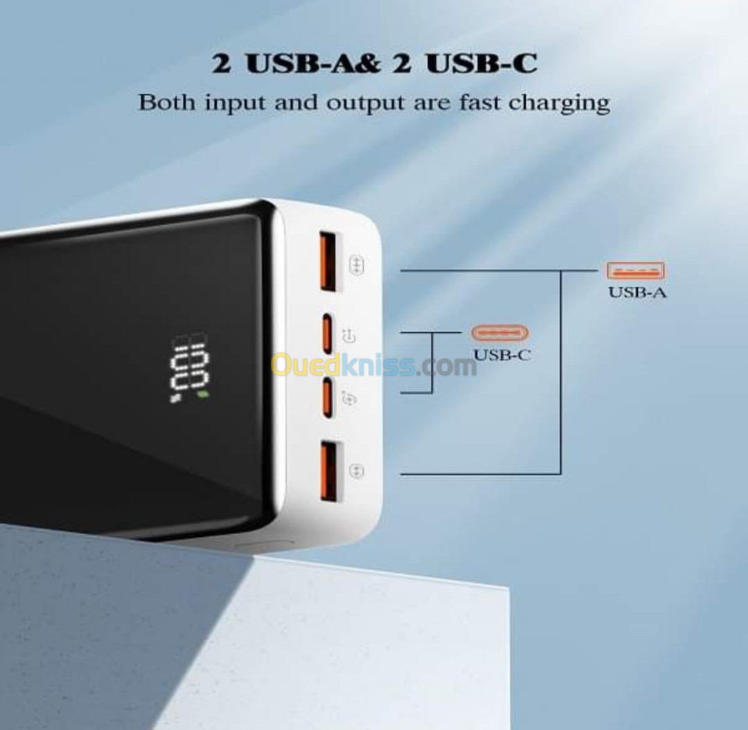 Ldnio Power bank Magsaf 20000mah Sans Fil 22.5w Chargement Rapide Original