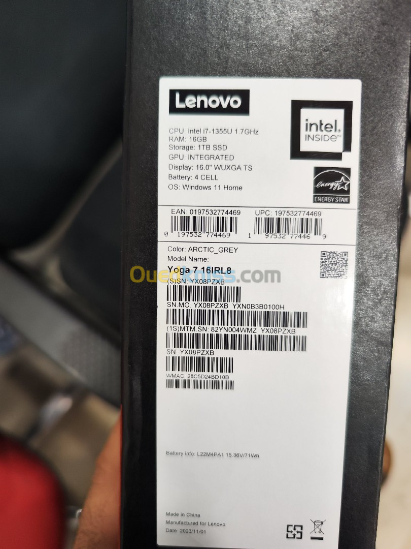 Lenovo Yoga 7 16IRLB " 2en