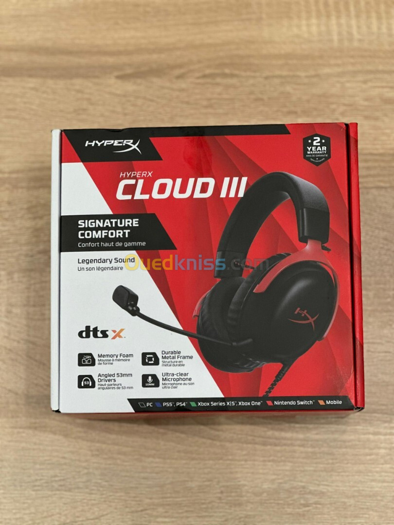 Casque HyperX Cloud 3