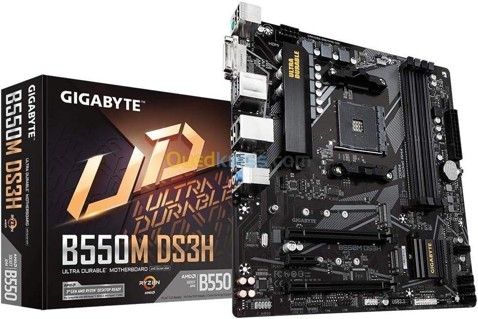 GIGABYTE Carte Mere B550M DS3H