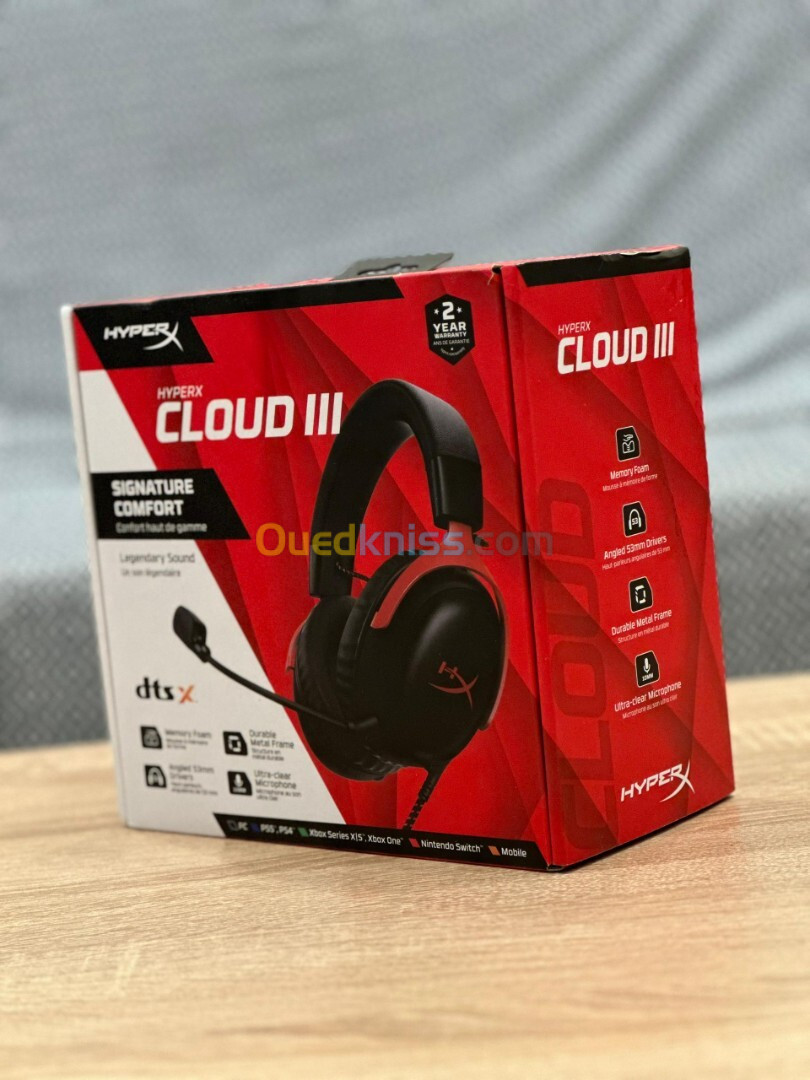 Casque HyperX Cloud 3