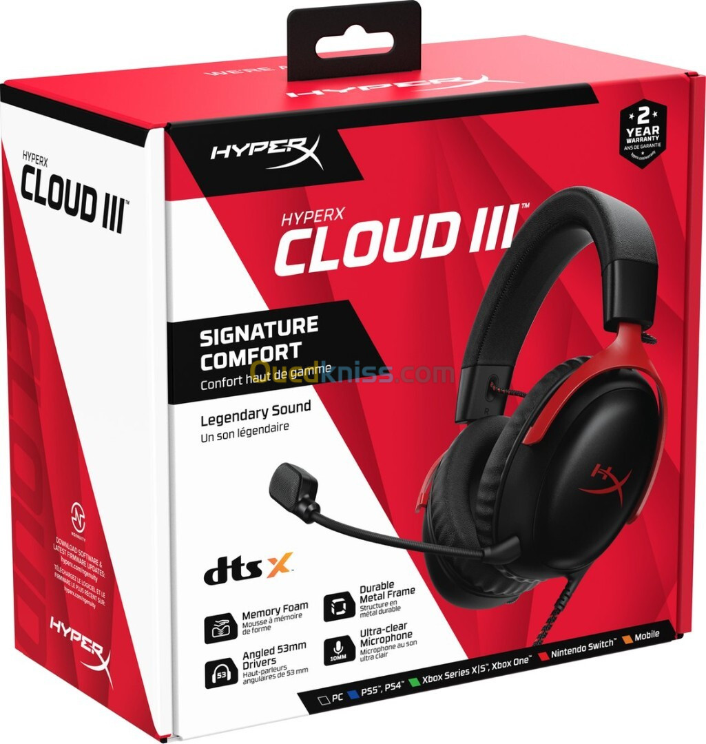 Casque HyperX Cloud 3 / Cloud III 