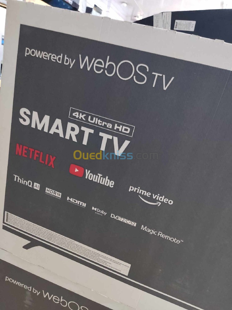 Promotion tv stream 50 pouces smart web OS 4k ultra HD