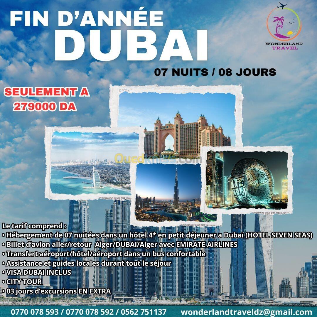 Programme Fin D'année Dubaï 