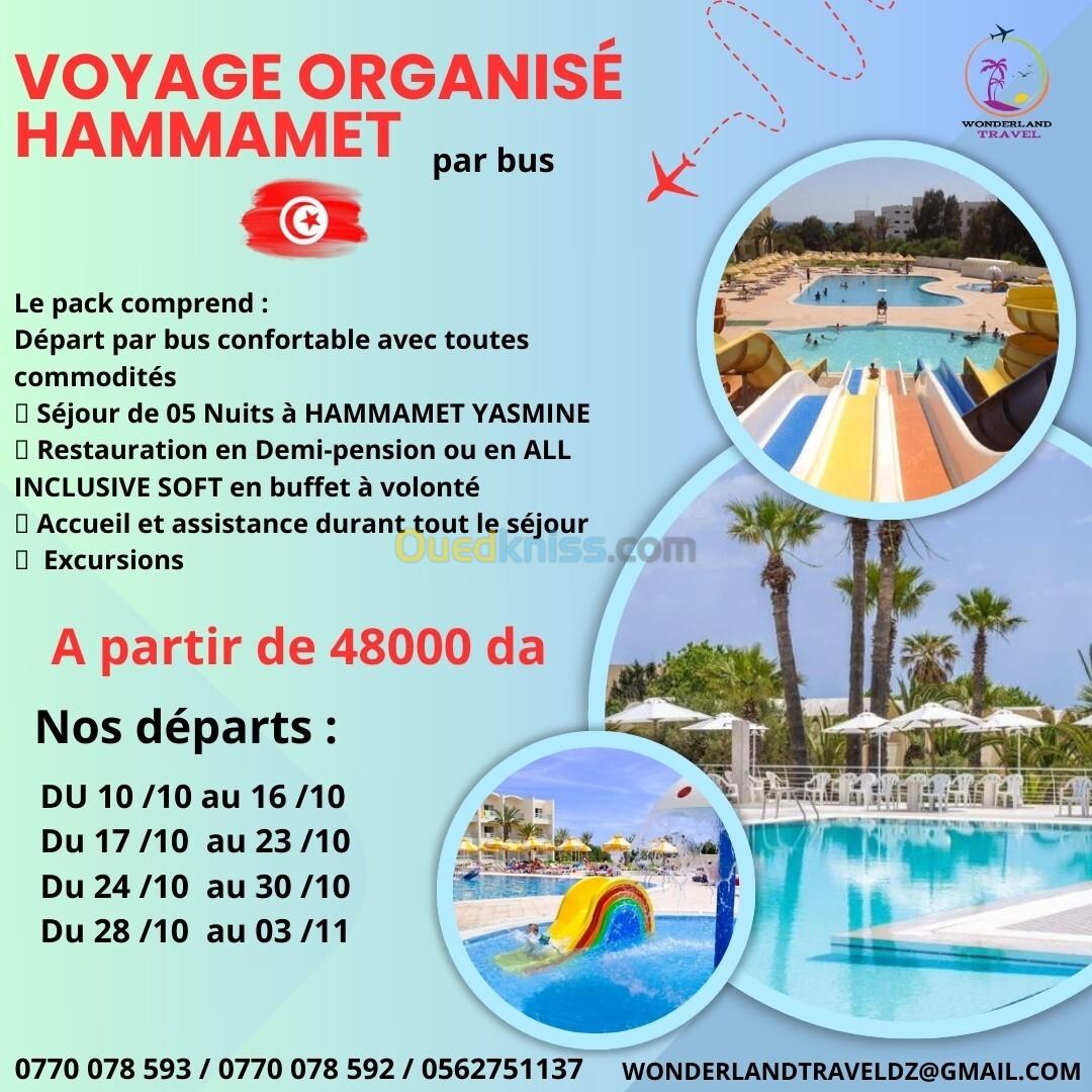 voyage organisé hammamet