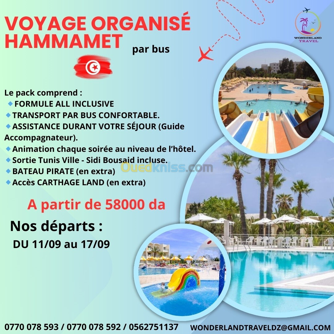 voyage organisé Hammamet