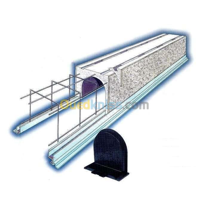 Fournitures caisson tunnel volet roulant ps