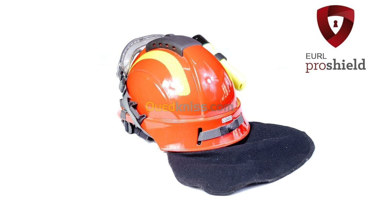 casques anti feu type sapeur pompier (F1) et casque sauvetage (F2) 