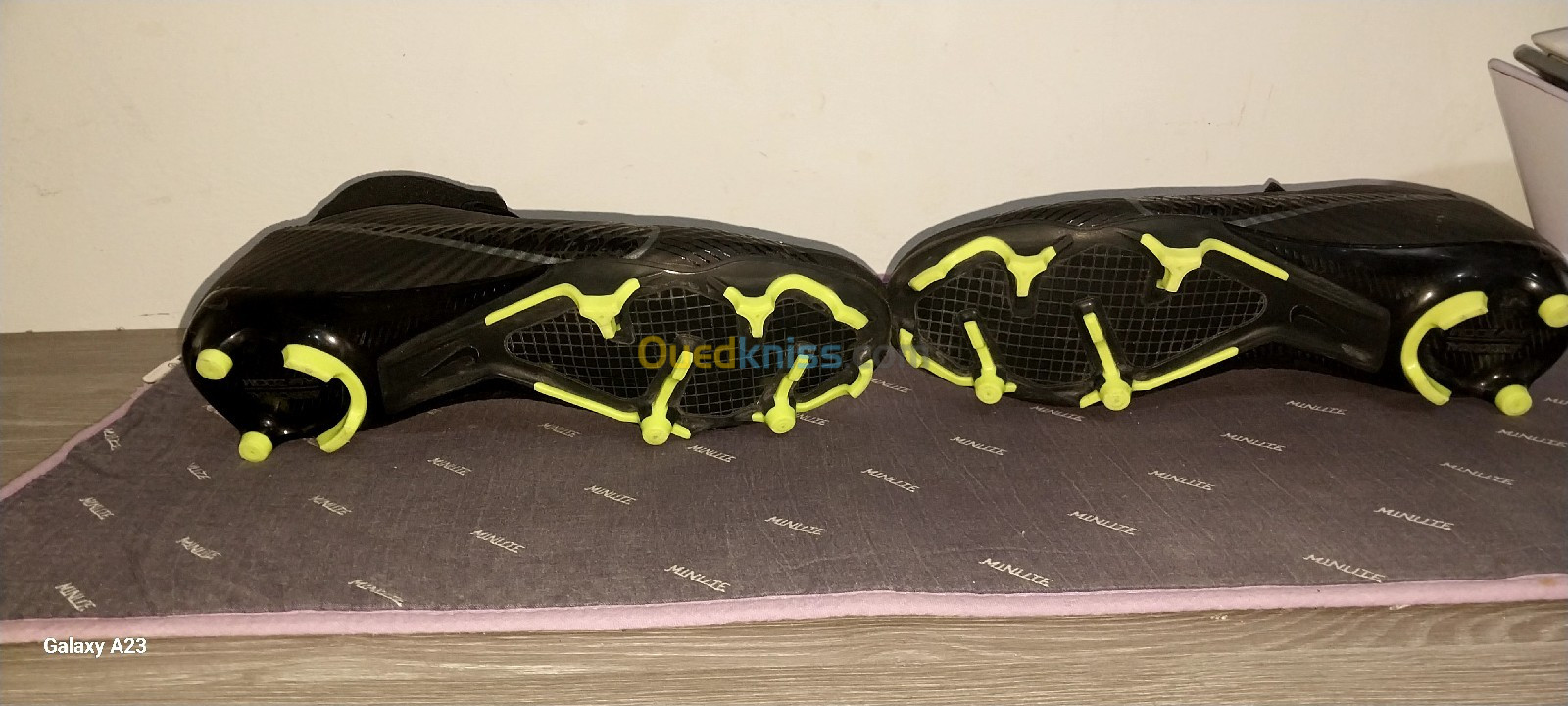 Soulier de foot original nike mercurial air zoom black black 