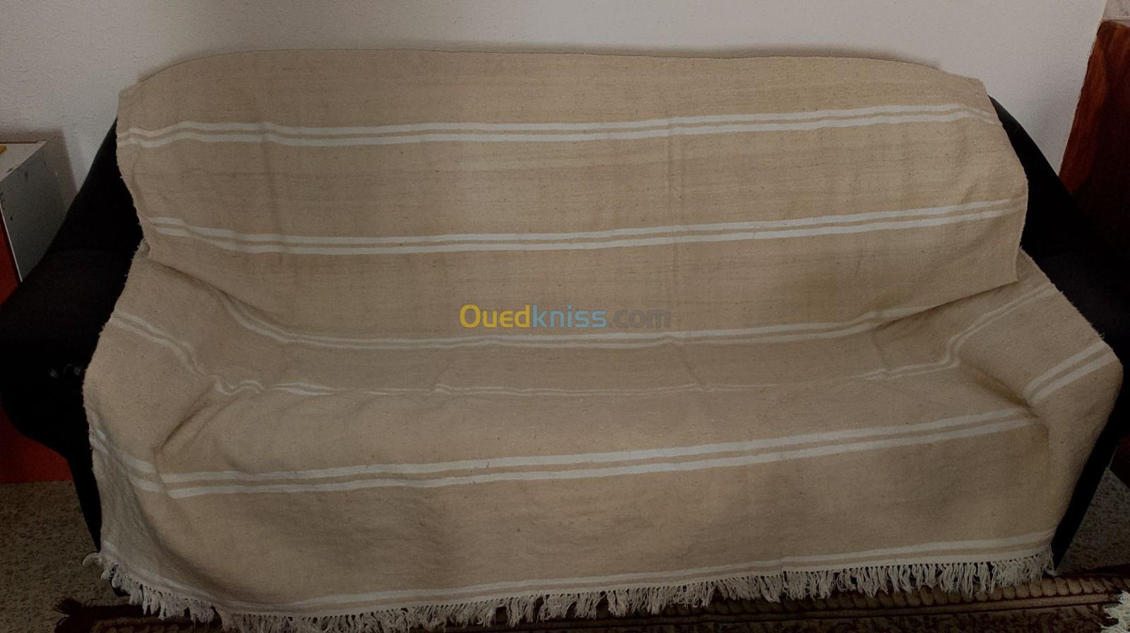 3 Alawen couverture (tapis) traditionnel pure laine 100% fait a la main