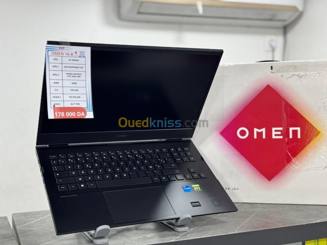 HP OMEN 16-B I5-11400H 1TB SSD+512 GB SSD/ RTX 3060 6GB 