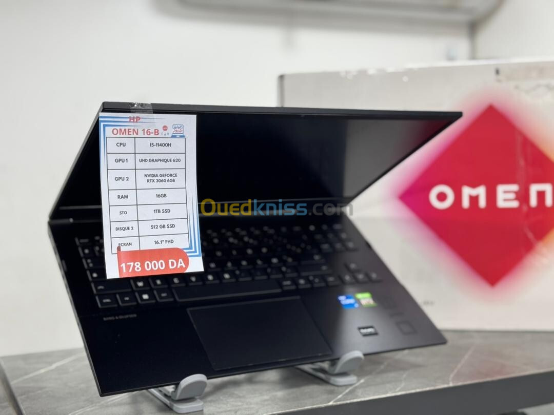 HP OMEN 16-B I5-11400H 1TB SSD+512 GB SSD/ RTX 3060 6GB 