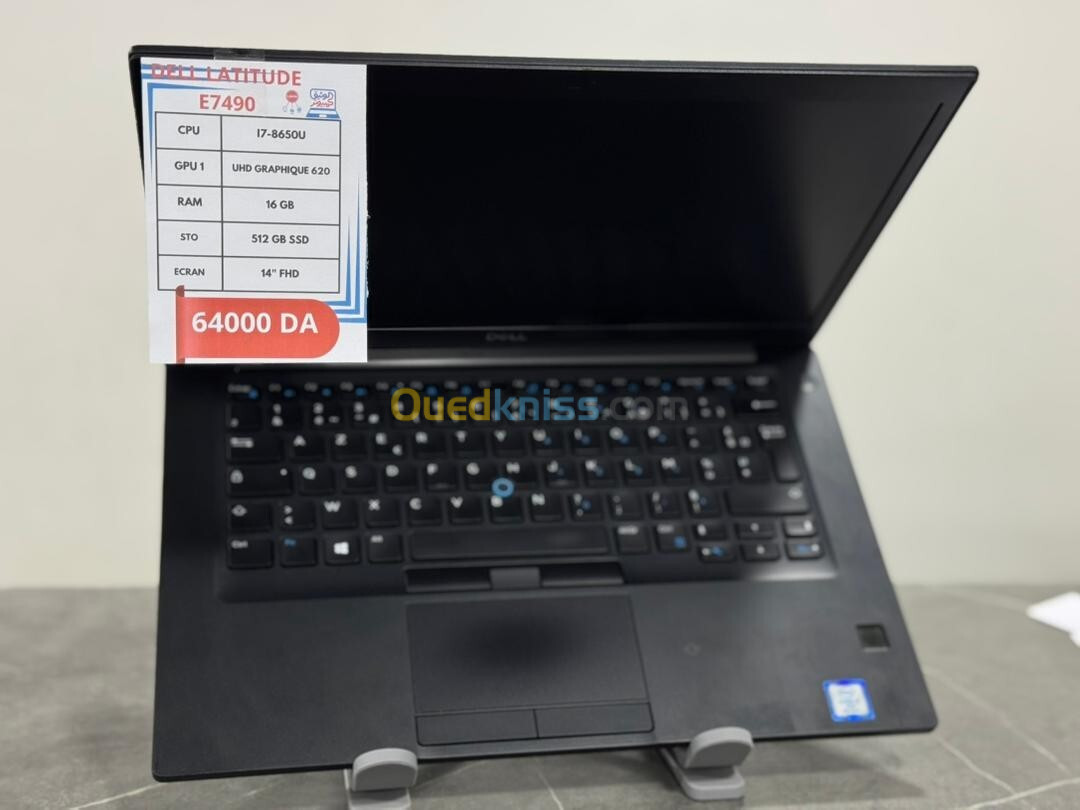 LAPTOP DELL LATITUDE 7490 I7 8TH 16GB 512 SSD 14 FHD