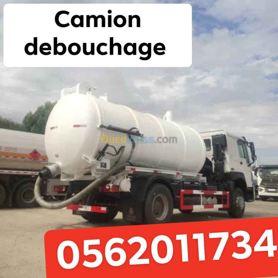 Camion débouchage 