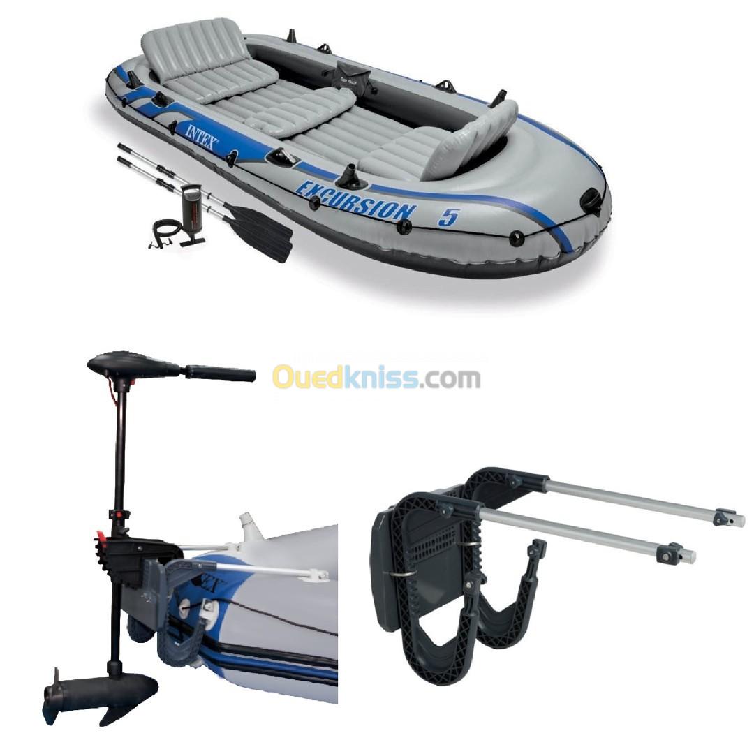 Bateau intex excursion 5 avec support 