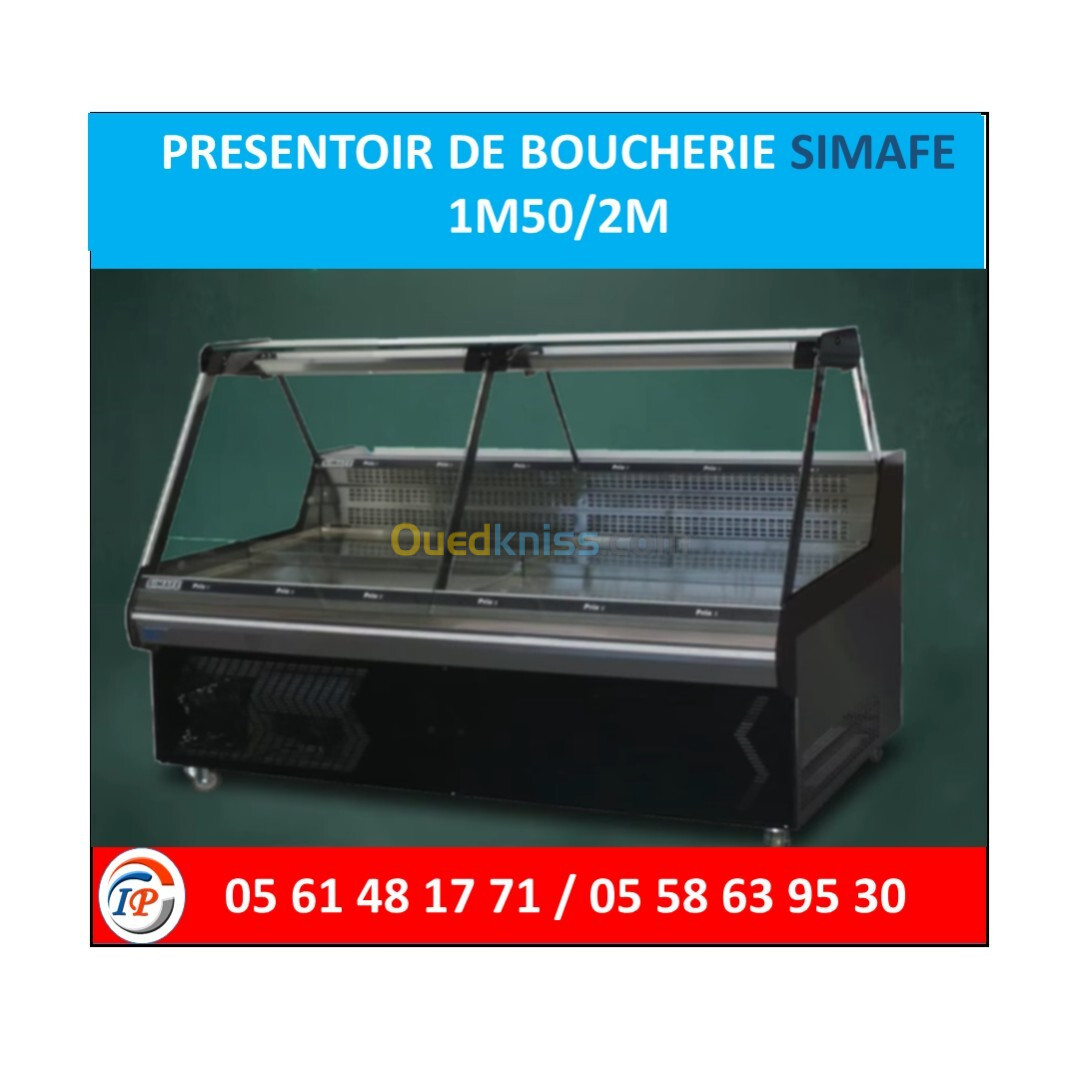 PRESENTOIR DE BOUCHERIE SIMAFE  1M50/2M