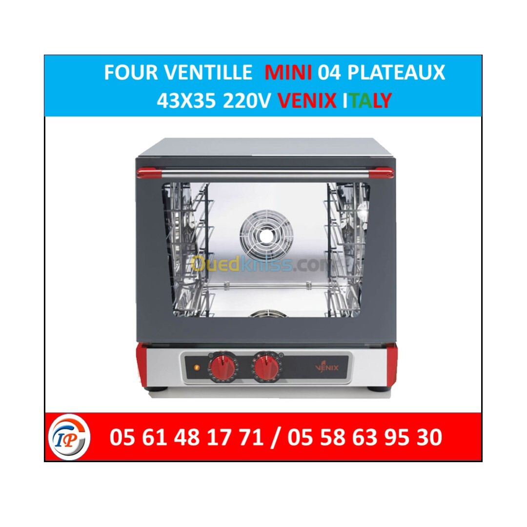 FOUR VENTILLE  MINI 04 PLATEAUX 43X35 220V VENIX ITALY   