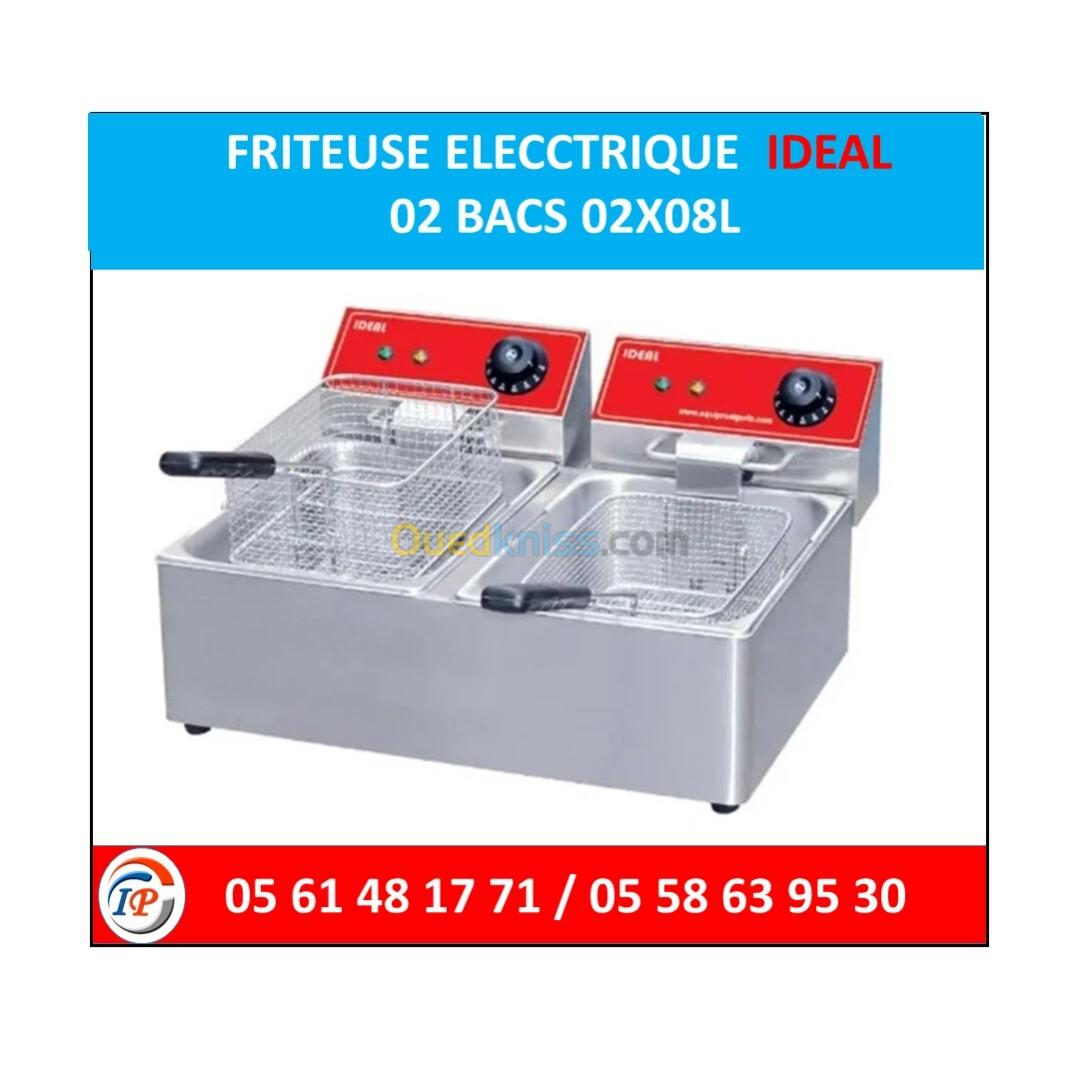 FRITEUSE ELECCTRIQUE  IDEAL  02 BACS 02X08L