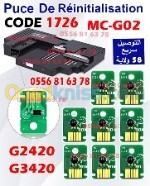 Puce De Réinitialisation Canon G2420, G3420, G2430, G3430, SUPPORT CODE 1726 E08 توصيل سريع 