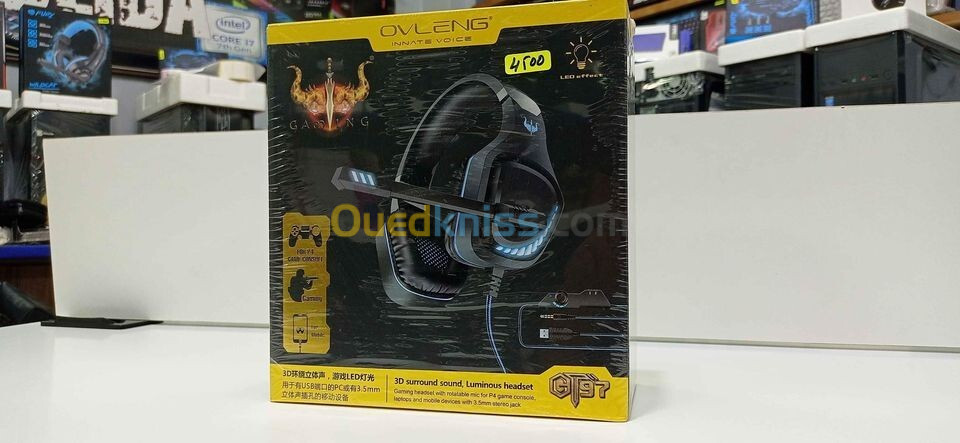 Casque gamer ovleng