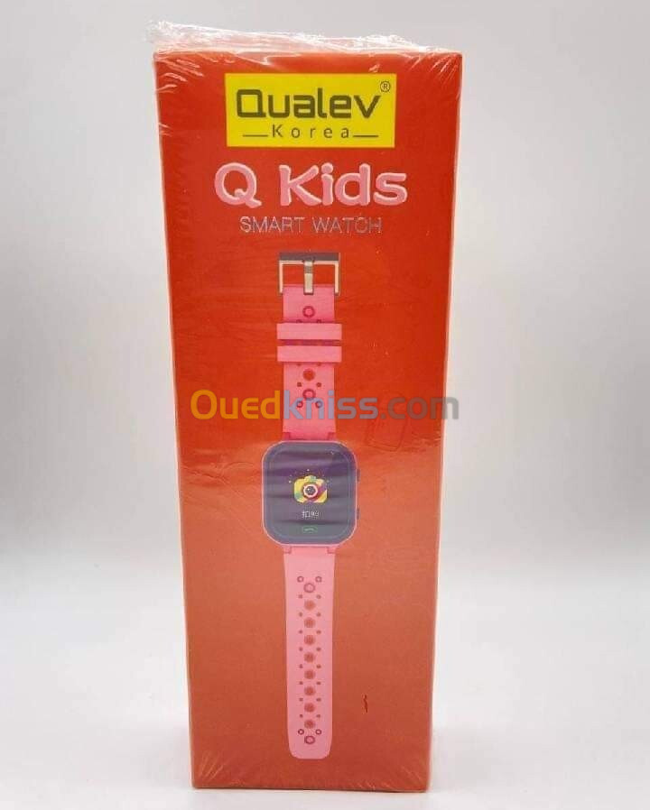 Smart Watch/Montre intelligente pour les enfants qualev qkids -ROSE-