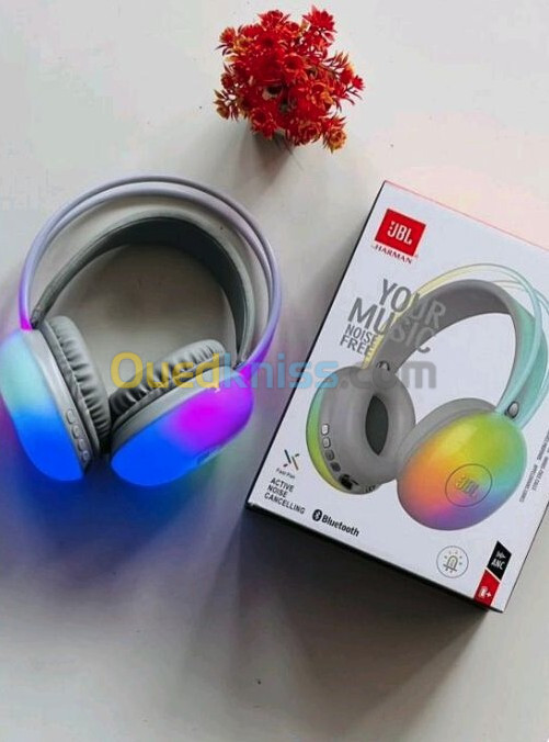 Casque sans fil JBL BT500NC avec micro, jusqu'à 40heure charge rapide, double appairage, Bt5.0