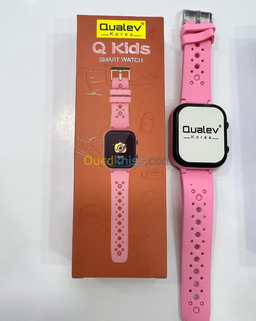 Smart Watch/Montre intelligente pour les enfants qualev qkids -ROSE-