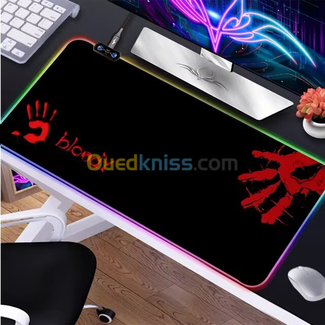 TAPIS DE SOURIS XL RGB01 BLOODY 75*30