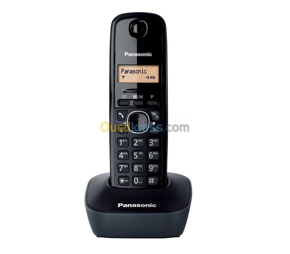 Téléphones Panasonic kx-tg1611 à domicile-NOIR-