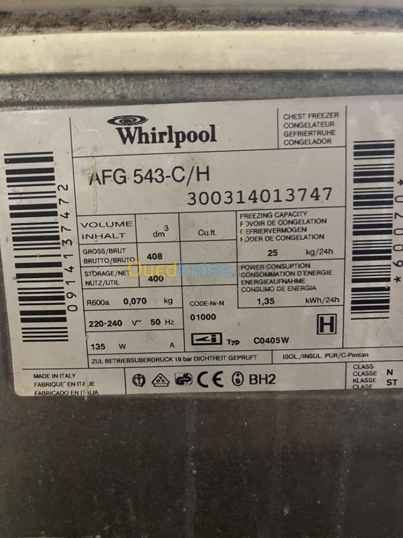 Frigo congélateur whirlpool italien 