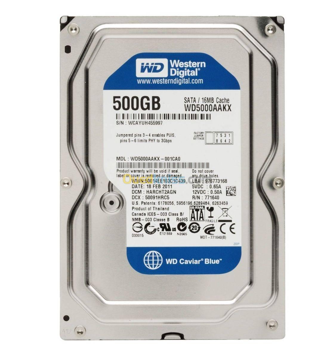 Disque dur  Dahua de Western Digital 